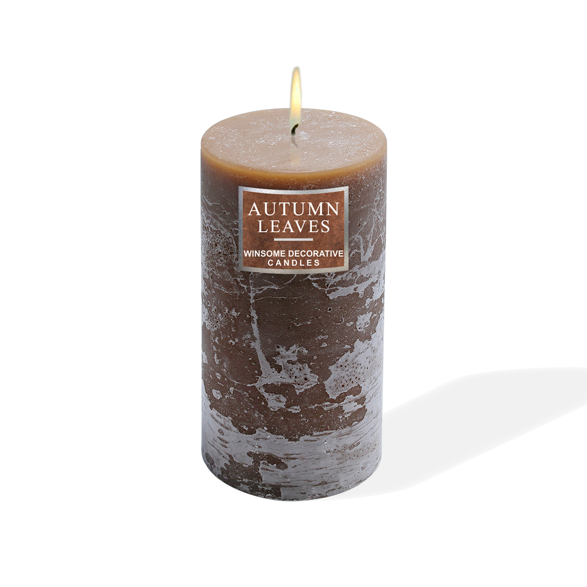 Winsome Decorative -Rustic Pillar Candle – Perfect for Home Decoration, Festivals, Occasions and Events – Purely Handcrafted by Indian Artisan – SKU # 101