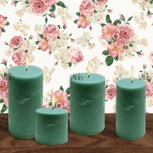 Winsome Decorative -Rustic Pillar Candle – Perfect for Home Decoration, Festivals, Occasions and Events – Purely Handcrafted by Indian Artisan – SKU # 101