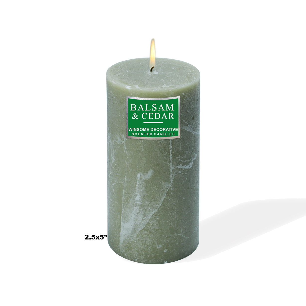 Winsome Decorative -Rustic Pillar Candle – Perfect for Home Decoration, Festivals, Occasions and Events – Purely Handcrafted by Indian Artisan – SKU # 102