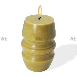 Winsome Decorative – Designer Tortilla Brown Pillar Candle – Scented and Unscented – Perfect for Home Decoration, Festivals, Occasions and Events – Purely Handcrafted by Indian Artisan – SKU # 143