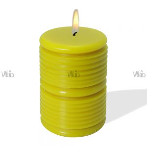 Winsome Decorative – Designer Pillar Candle – Perfect for Home Decoration, Festivals, Occasions and Events – Purely Handcrafted by Indian Artisan – SKU # 144