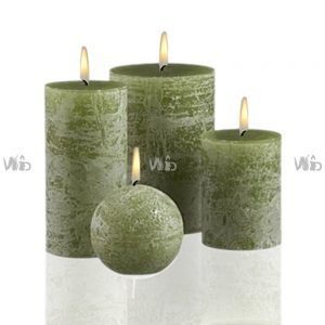 Winsome Decorative -Rustic Pillar Candle – Scented and Unscented – Perfect for Home Decoration, Festivals, Occasions and Events – Purely Handcrafted by Indian Artisan – SKU # CH-9714