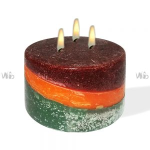 Winsome Decorative – Multi Pillar Candle – Perfect for Home Decoration, Festivals, Occasions and Events – Purely Handcrafted by Indian Artisan – SKU # CH-10878