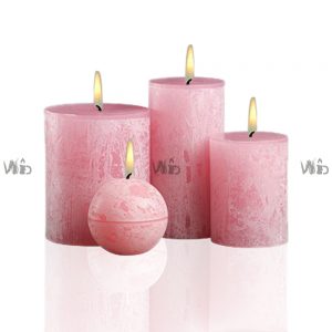 Winsome Decorative – Rustic Pillar Candle,Scented and Unscented – Perfect for Home Decoration, Festivals, Occasions and Events – Purely Handcrafted by Indian Artisan – SKU # CH-9848