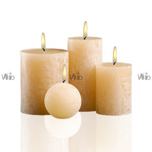 Winsome Decorative -Rustic Pillar Candle – Perfect for Home Decoration, Festivals, Occasions and Events – Purely Handcrafted by Indian Artisan – SKU # 142