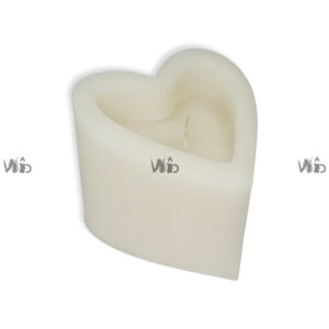 Winsome Decorative – Heart Candle- Perfect for Home Decoration, Festivals, Occasions and Events – Purely Handcrafted by Indian Artisan – SKU # 158