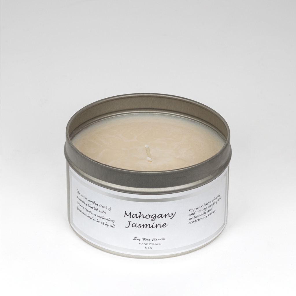 Luxury Scented Tin Candle-Soy Wax-Handpoured Candle For Event Home Decoration and Gifting