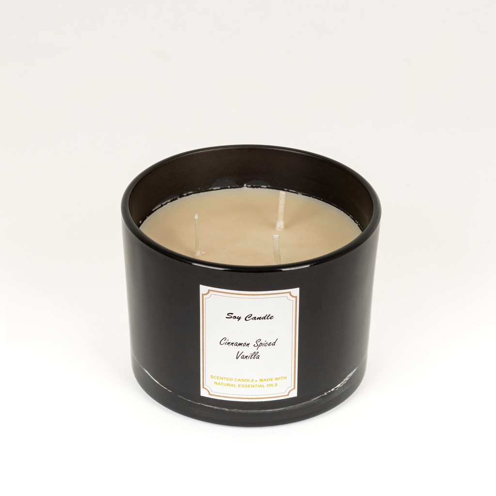 Multi Wick Scented Glass Soy Wax Candle for Home, Event Decoration and Gifting